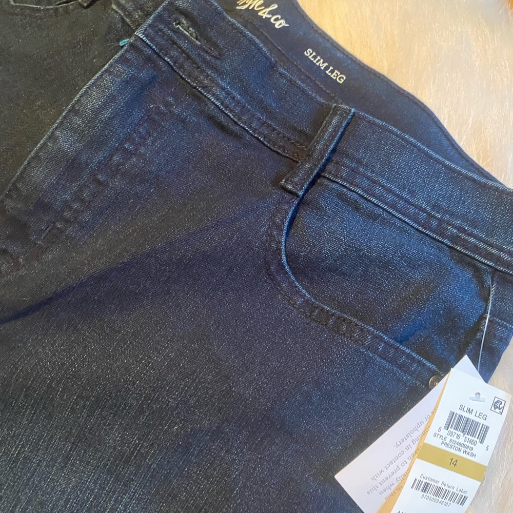 Brand new Style & Co blue jeans